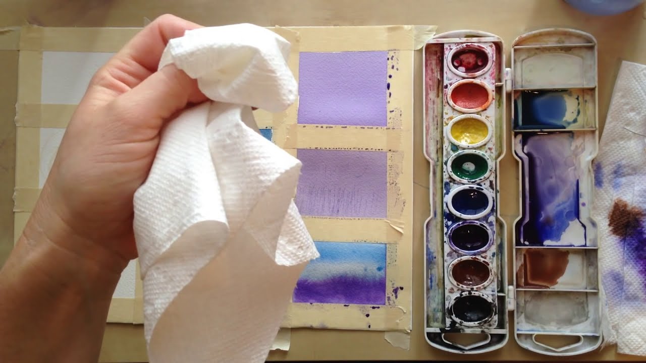 13 must know watercolor painting techniques by mr otter art studio