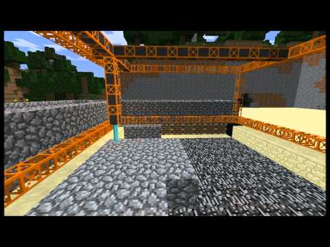 MineCraft BuildCraft Buildings Part 2 - Automatic Cobble Machine