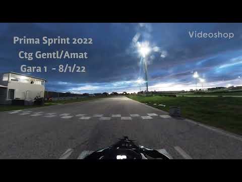 Rental kart Sws Ispica - Gara 1 della prima delCampionato Sprint 2022 - Cat. Gentl/Amat  8/1/22