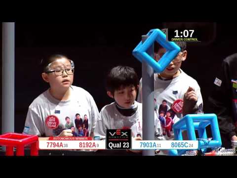 2015 VRC-MS Spir Q23 -  (7794A 7903A) 97-Spirit Div-VRC Middle School-VEX Worlds 2015
