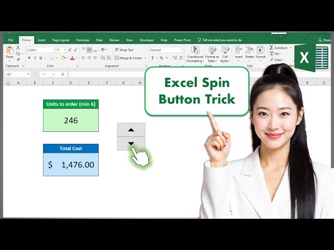 Spin Button Tricks in Excel You Need to Try || How to use Spin button in Excel #excel #exceltricks