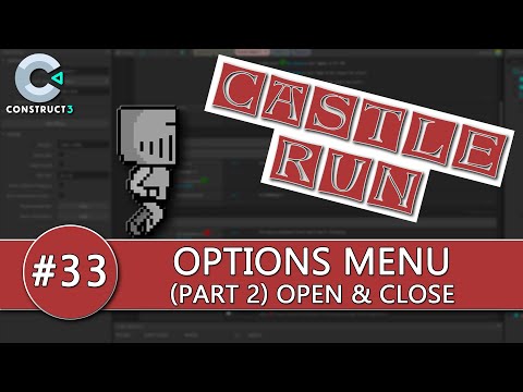 Construct 3 Tutorial #33 - CASTLE RUN - Options Menu part 2