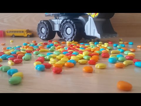 Đồ Chơi Xe Cẩu Xúc MỚI - NEW Toy Truck Videos for Children |Excavator and Crane Truck  by HT BabyTV Video