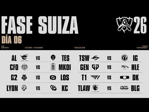 WORLDS 2026 | DÍA 6 | FASE SUIZA