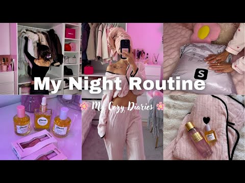 My cozy night routine 🌙 Unboxing Shein & new Skincare 🛍️🧴| New ESR case 🤍 | Self Care vibes ✨