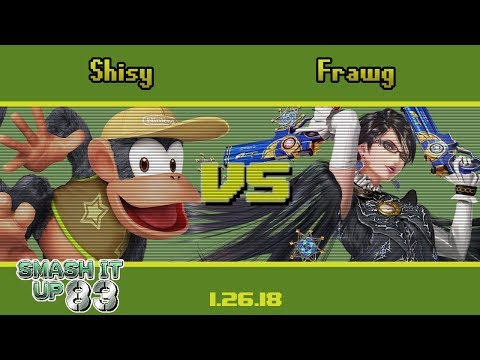 Frawg | (Bayonetta) vs Shisy (Diddy Kong) - SIU 88 - Wii U