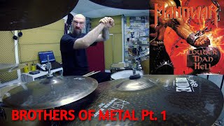 Manowar - Brothers Of Metal Pt. 1 - SCOTT COLUMBUS DrumCover by Edo Sala