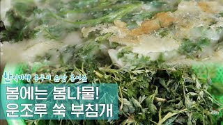 봄에는 봄나물! 운조루 쑥 부침개 만들기 Ep. 1회-3