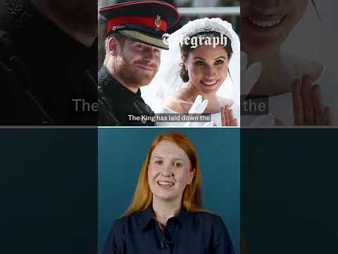 King Charles says Prince Harry and Meghan not working royals