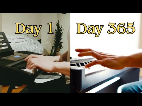 One Year Self Taught Piano Progress as a 30 Year Old Beginner