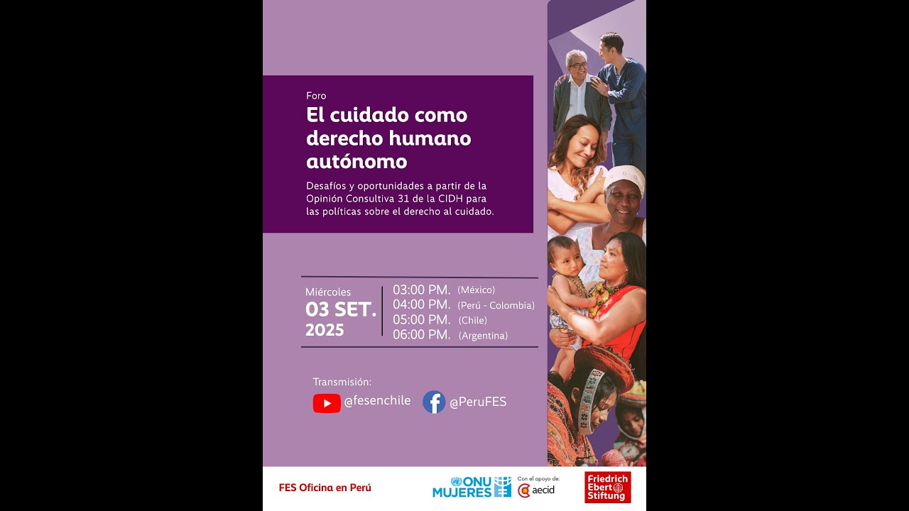 Foro : El cuidado como derecho humano autonomo
