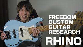 Video thumbnail for FREEDOM CUSTOM GUITAR RESEARCH RHINO 5st購入 - Bought FCGR RHINO 5st【My New Gear】 by Atelier Keita -けーたのアトリエ-