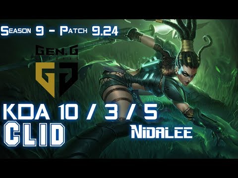 Gen Clid NIDALEE vs ELISE Jungle - Patch 9.24 KR Ranked