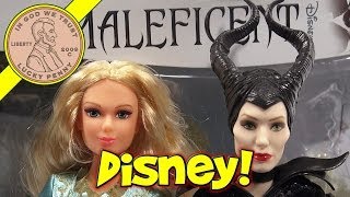 Disney Dark Beauty Maleficent and Beloved Aurora Movie Dolls
