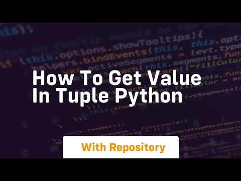 how to get value in tuple python