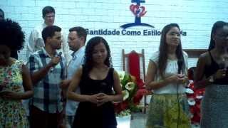 preview picture of video 'Coral Rezion na Igreja Metodista Wesleyana em Edson Passos'
