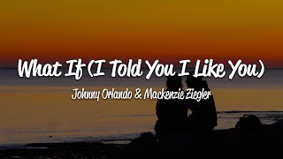 Johnny Orlando, Mackenzie Ziegler - What If (I Told You I Like You) (Lyrics)