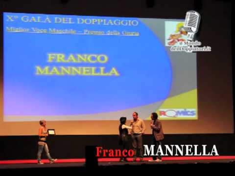 Romics 2011 - FRANCO MANNELLA Miglior Voce maschile (Premio della giuria)