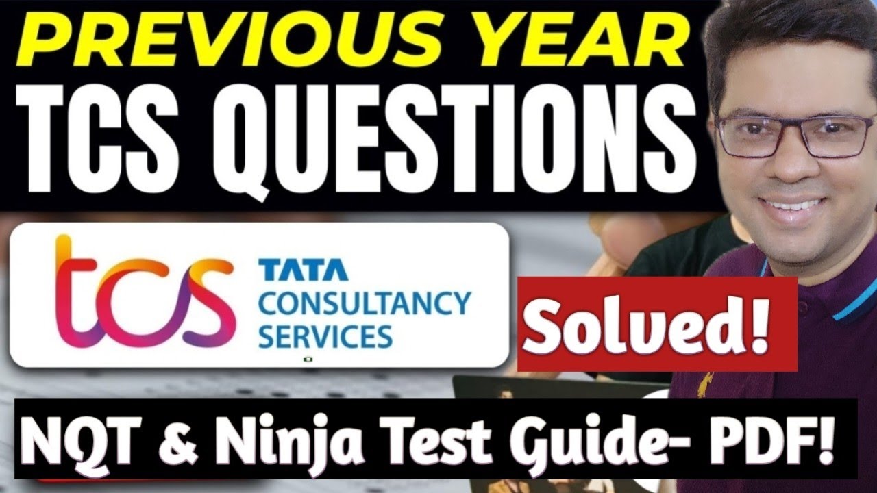 Solved Aptitude Questions TCS NQT & TCS Ninja PDF 2024 | Aptitude questions and answers TCS