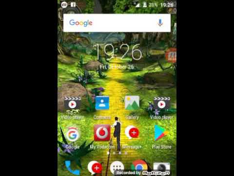 How to turn off vibration on keyboard on a Vodafone 100