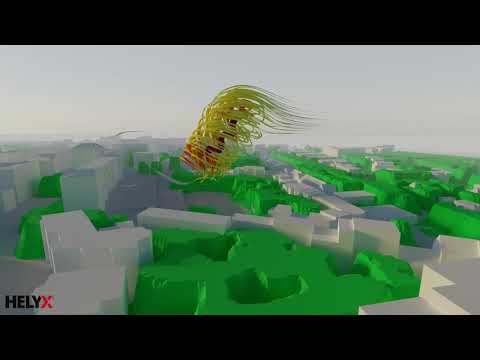 Wind Squall CFD Simulation with HELYX®