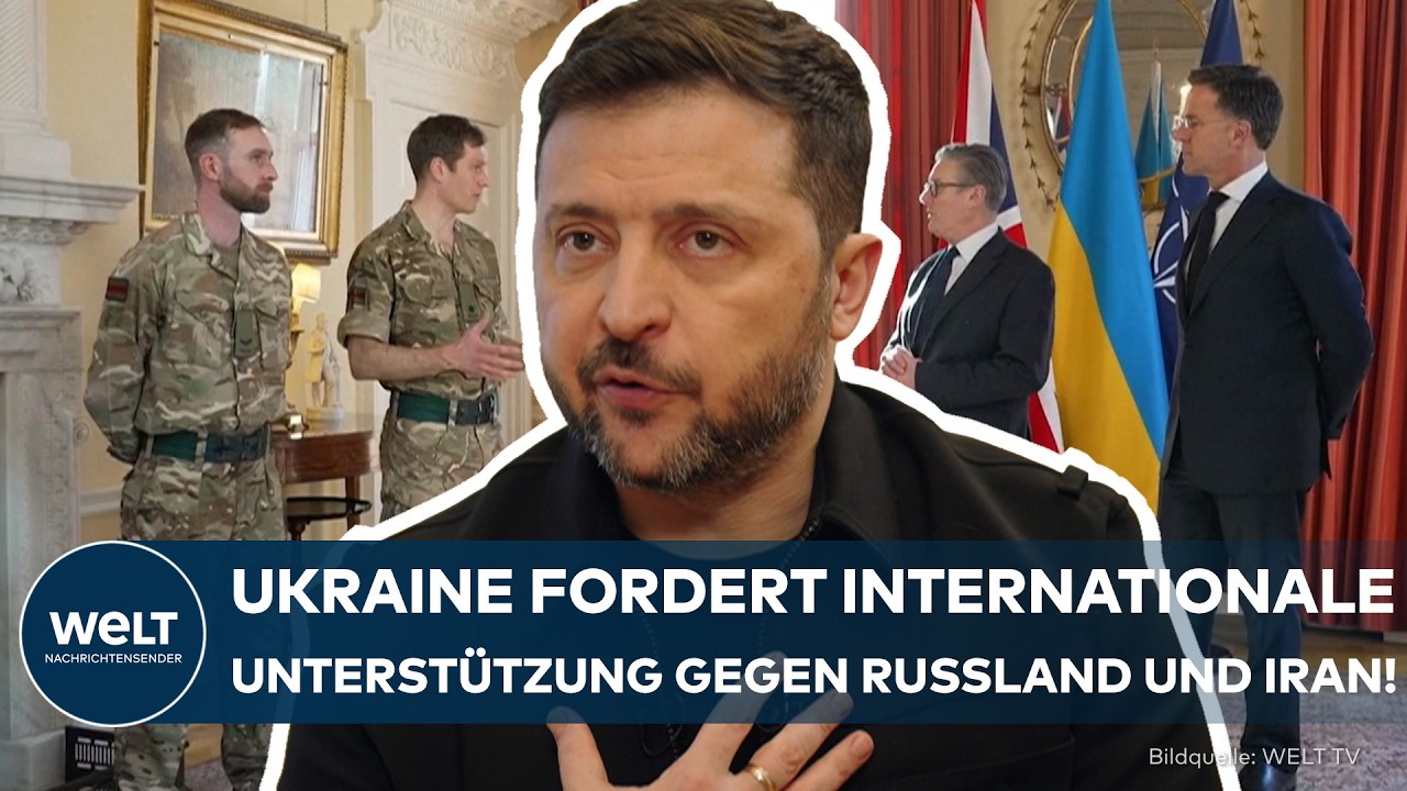 UKRAINE-KRIEG: Selenskyj bezeichnet Russland und Iran als „Brüder im Hass“ – Unterstützung gefordert