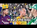 Real Betis fans reaction to Messi goals 4-1 FC barcelona