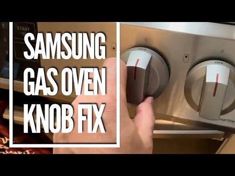 Quick Samsung Gas Oven Knob Fix