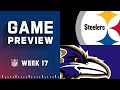 Pittsburgh Steelers vs. Baltimore Ravens | 2022 Week 17 Game Preview