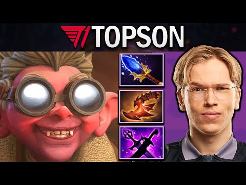 Snapfire Dota 2 Gameplay T1.Topson with 22 Kills and Overwhelming Blink