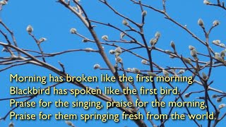 Morning Has Broken (Tune: Bunessan - 3vv) [with lyrics for congregations]