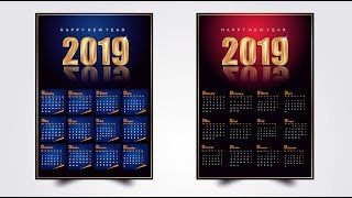 How To Make Calendar Design Full Training Tutorial Step by Step in Coreldraw x7 with AS GRAPHICS