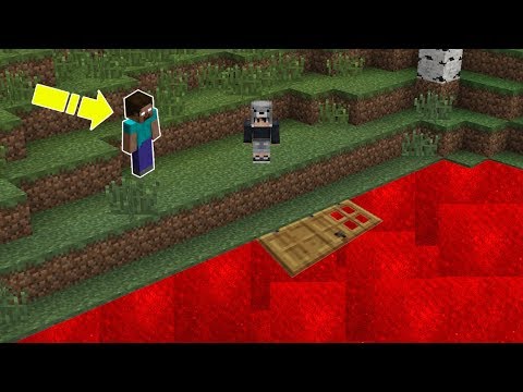NOOB'lar VS YERDE HEROBRİNE EV'i - Minecraft