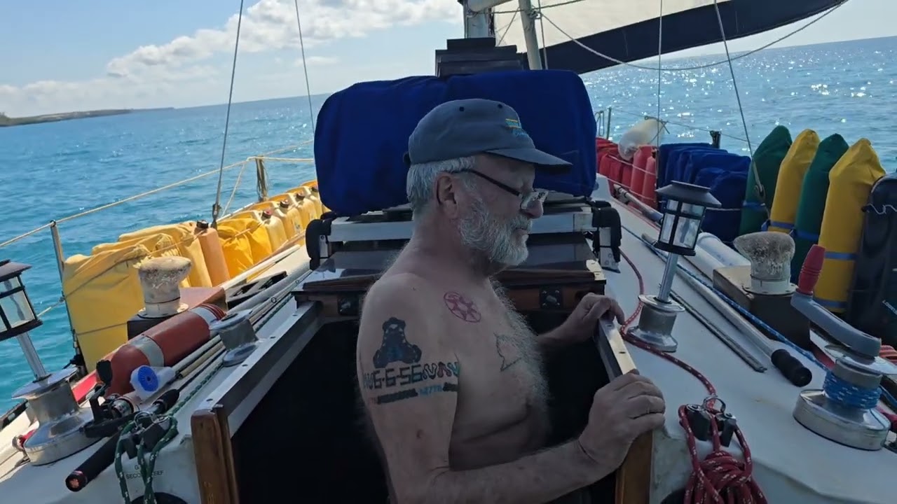 Sailing in Eluethera Bahamas to Hatchet Bay Harbor,  Eluethera