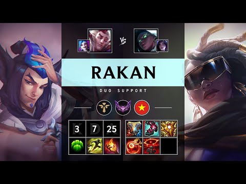 Rakan Support vs Senna - VN Master Patch 25.09