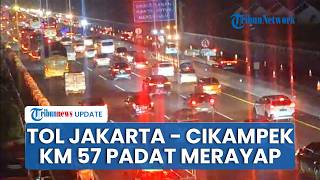 Tol Jakarta-Cikampek KM 57 Terpantau Padat Merayap Malam Ini, Polisi Terapkan Rekayasa Contraflow