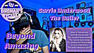 CARRIE UNDERWOOD &quot;THE BULLET&quot; - REACTION VIDEO - SINGER REACTS