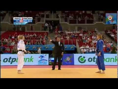Judo European Championships 2013: Automne PAVIA (FRA) - Sabrina FILZMOSER (AUT) Final [-57kg]