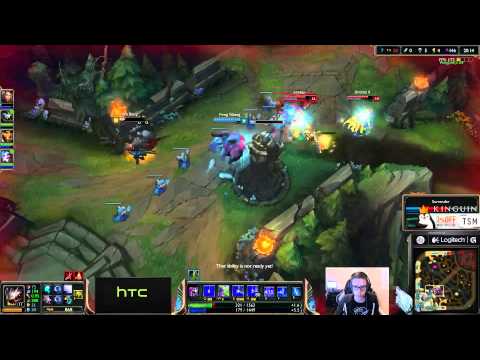 Bjergsen duo Doublelift - Kog'Maw vs Talon Mid - League of Legends Full Game
