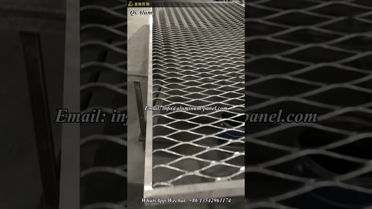 good quality aluminum expanded metal mesh for building facade