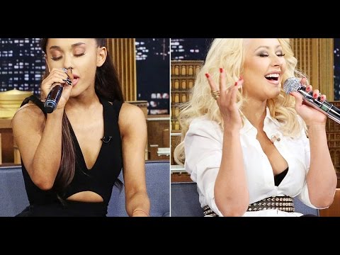 Some singers imitate Christina Aguilera!