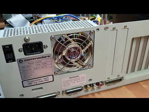 Commodore Amiga 2000 Rgb2Hdmi fertig mit Blende 3D Druck!