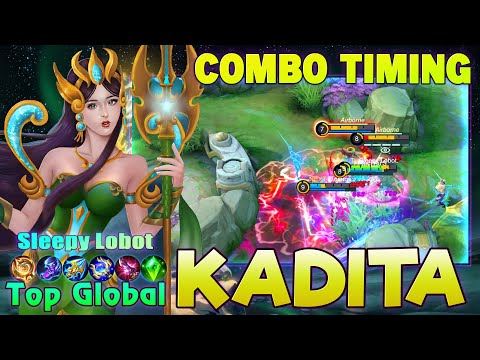 Kadita Perfect Combo Timing! Top Global Kadita by Sleepy Lobot ~ Mobile Legends