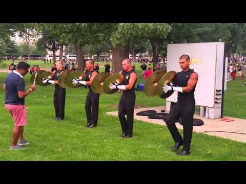 Santa Clara Vanguard 2014 - Cymbal Line