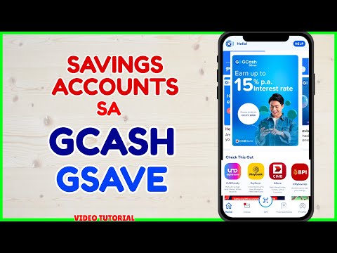 Savings Account sa GCash GSave upto 1 Million Insured PDIC - Open Bank Account in GCash App