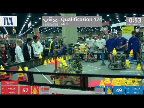 2018 VRC Math Q174 - 6842A 7700S vs 72477A 183Z - 105 to 112