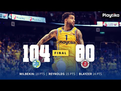 Highlights: Maccabi Playtika Tel Aviv vs Hapoel Jerusalem 104:80 - תקציר הניצחון של מכבי על ירושלים