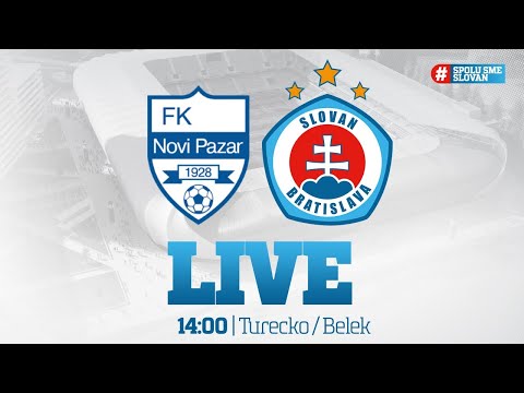 LIVE:  Prípravný zápas FK Novi Pazar – ŠK Slovan Bratislava