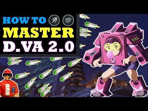 Overwatch - How to Play the New D.Va (Micro Missiles & Nerfed Defense Matrix)