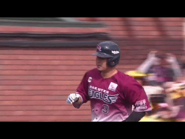 【8回裏】これぞ4番!! イーグルス・浅村栄斗 左中間へ今日2本目となるホームラン!!  2023年7月9日 東北楽天ゴールデンイーグルス 対 福岡ソフトバンクホークス